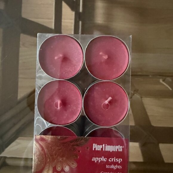 Pier 1 Imports Apple Crisp Tea Lights 30 Count - Picture 1 of 4